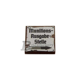 BF-0471 - Munitionsausgabe (Farbe: Reddish-Brown,  Bedruckte LEGO®-Fliese 2x2)