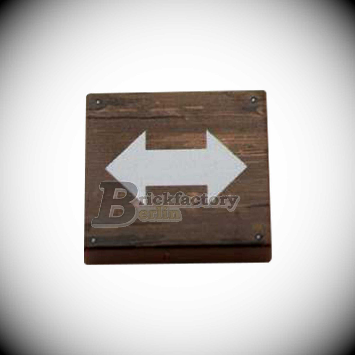 BF-0471G - alle-Richtungen (Farbe: Reddish-Brown) Bedruckte-LEGO®-Fliese-2x2