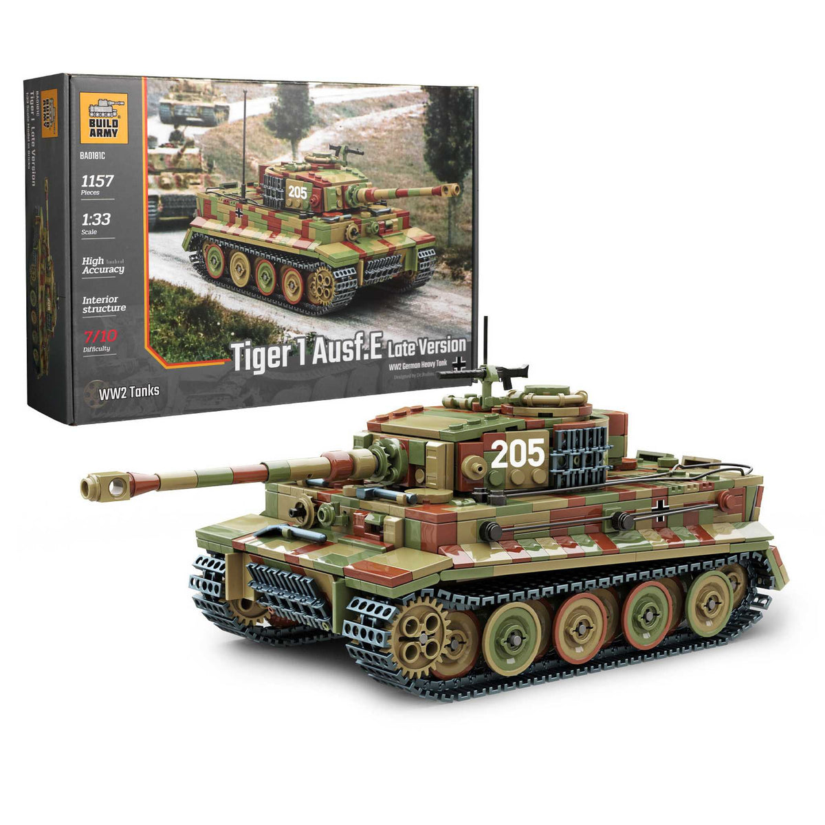 BA0181C - Tiger 1 Ausf.E Late Version (Build Army)
