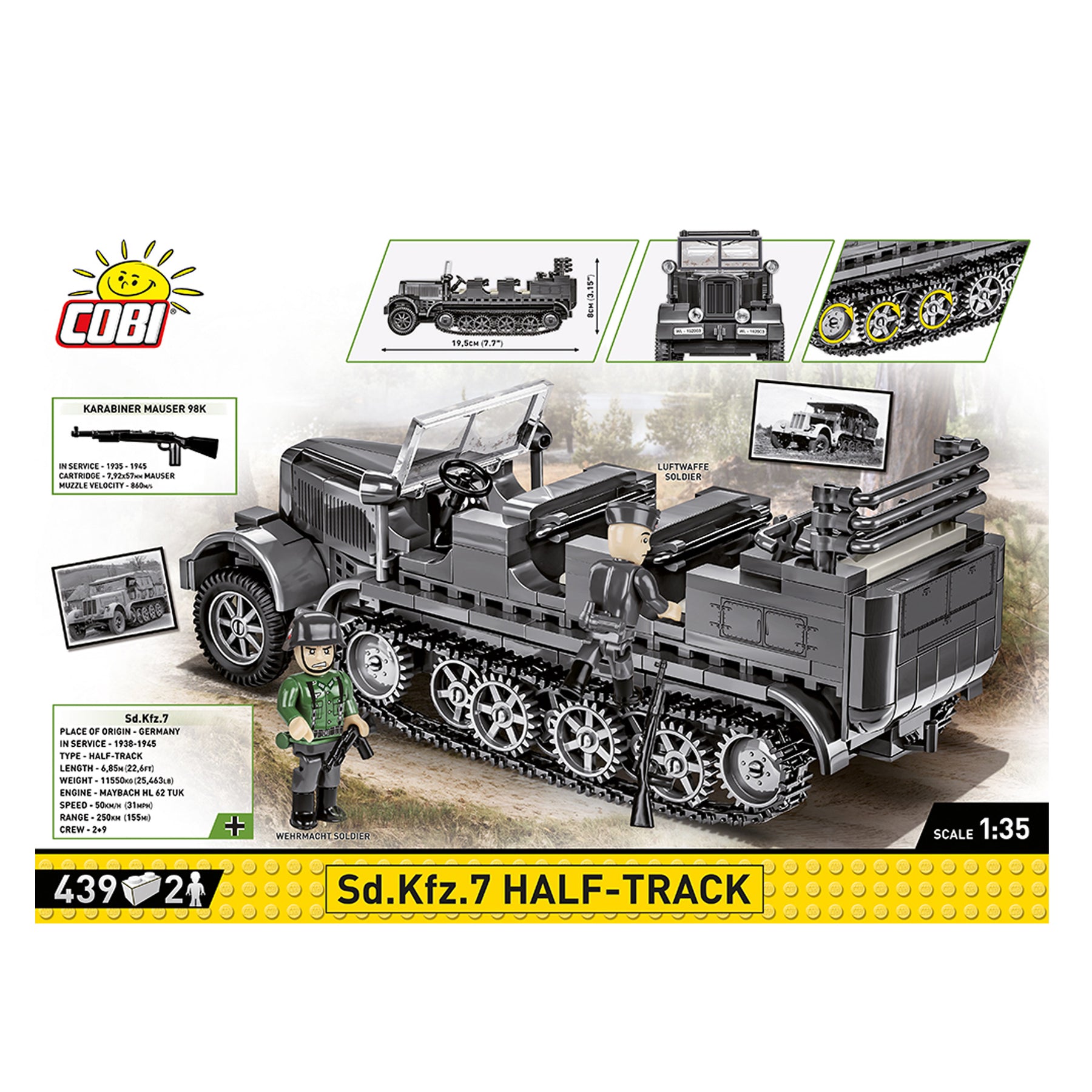 2275 - Sonder Kfz. 7 Half-Track (Cobi)