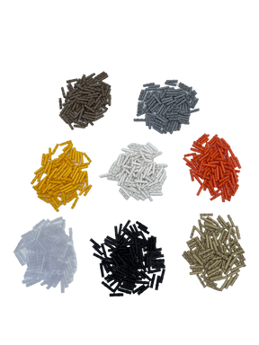 Technik Pins Klemmbausteine I 100 Stück I Größe 3L GoBricks | Dark Bluish Gray | kompatibel mit allen gängigen Herstellern | 6558