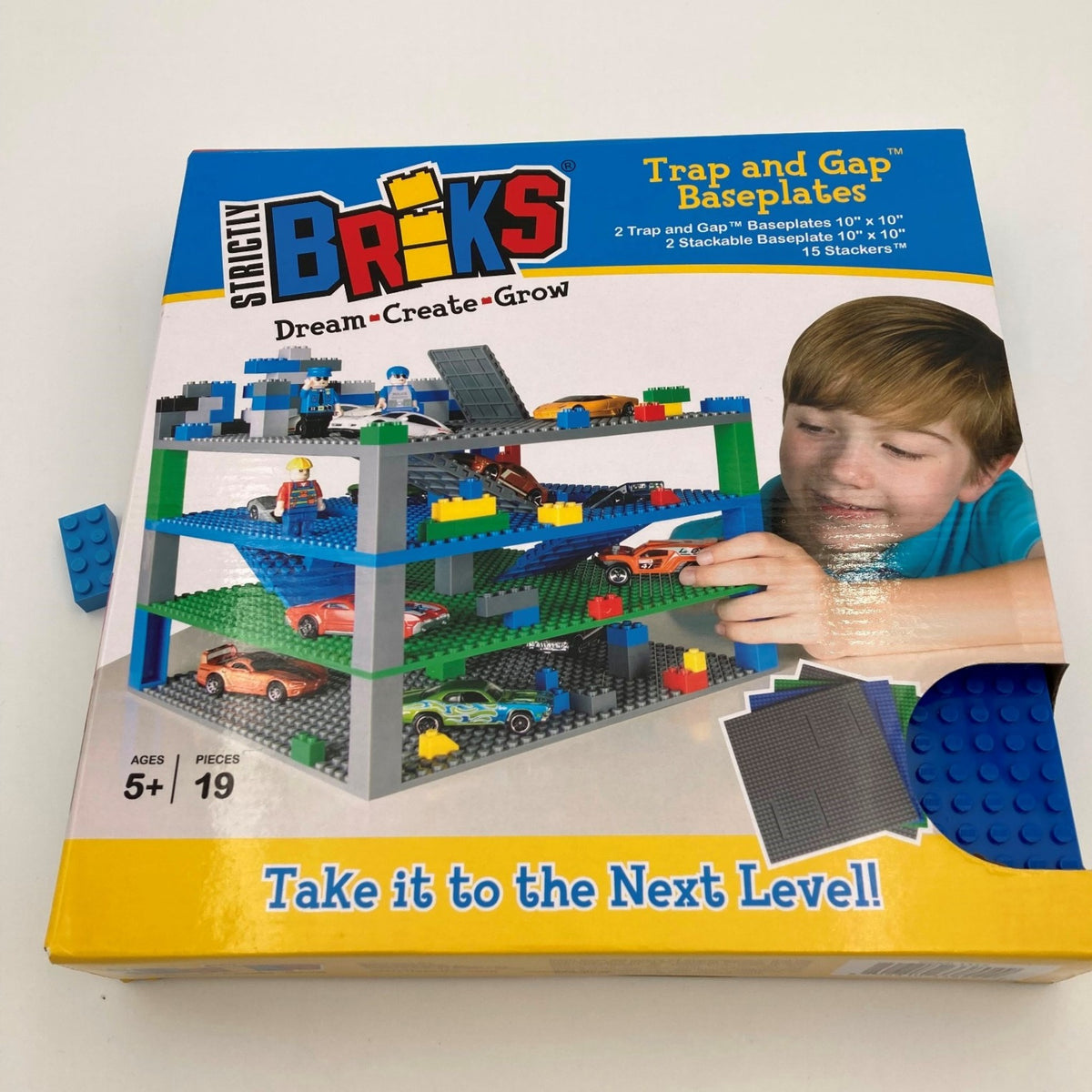 AA0075 - Baseplates 2x normale 2x trap&gab
