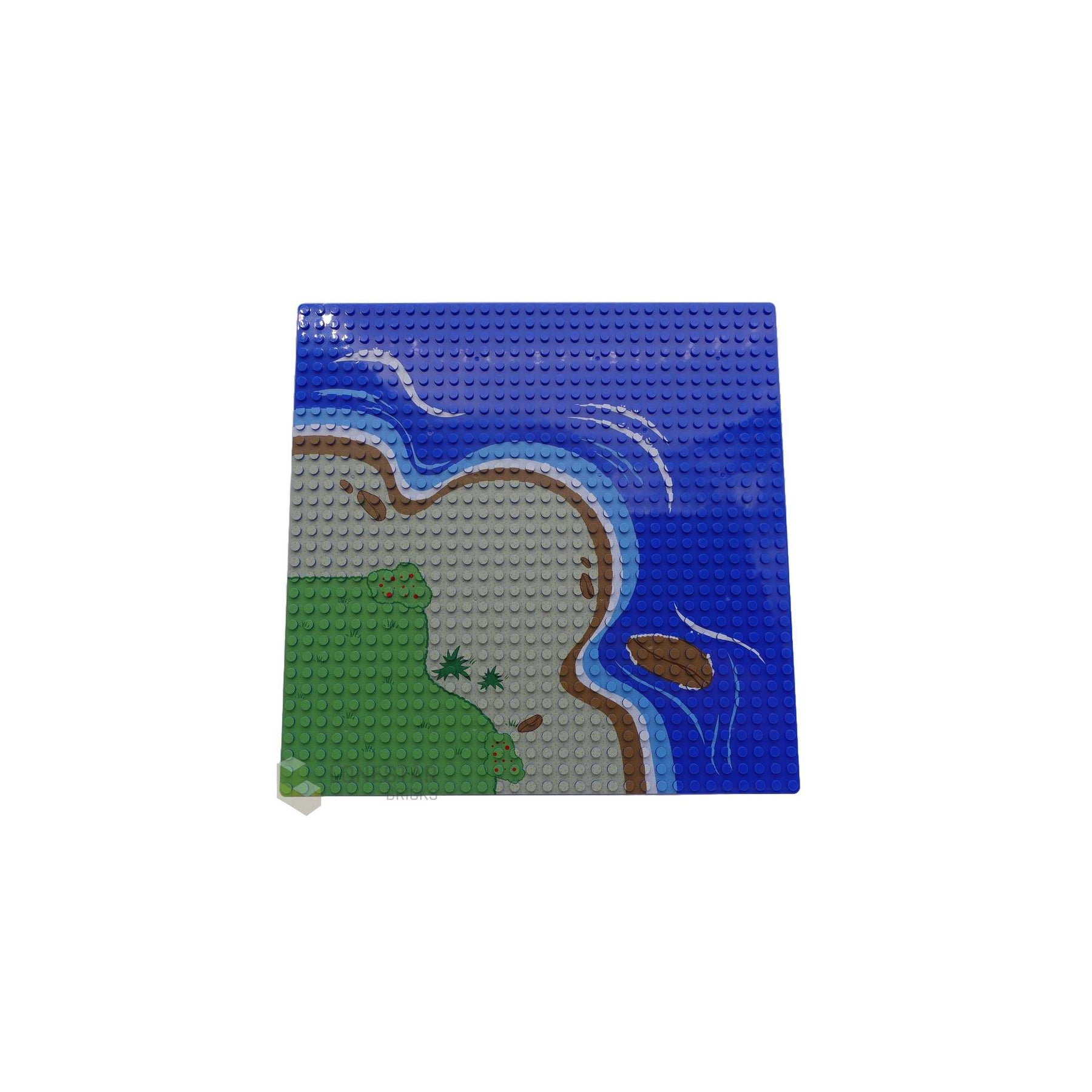 LB-90016-Grundplatte Insel Kurve (Lonestar-Bricks)