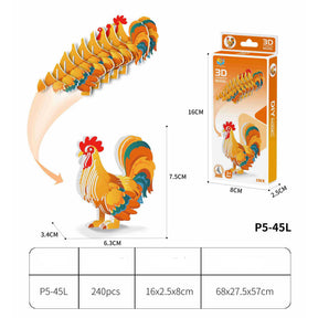 Hahn (3D Karton Puzzle)