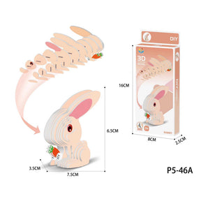 Hase (3D Karton Puzzle)