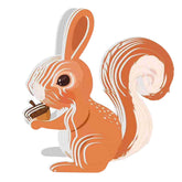 Eichhörnchen (3D Karton Puzzle)