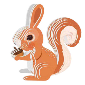 Eichhörnchen (3D Karton Puzzle)