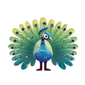 Pfau (3D Karton Puzzle)
