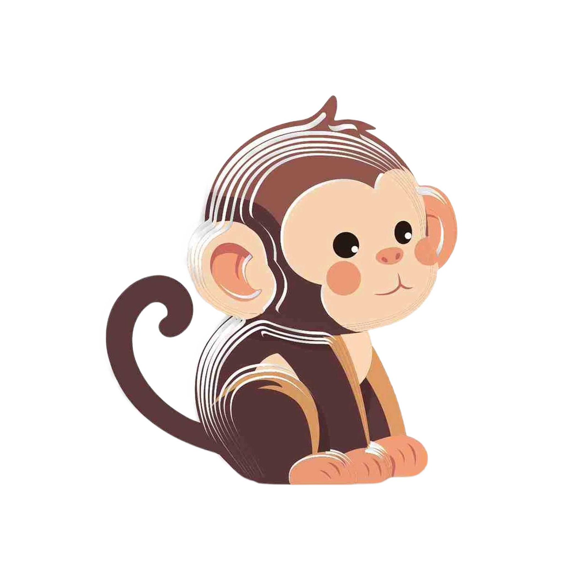 Monkey (3D Karton Puzzle)