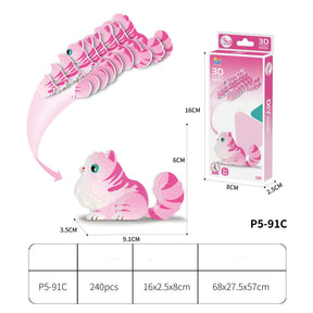 Katze (3D Karton Puzzle)
