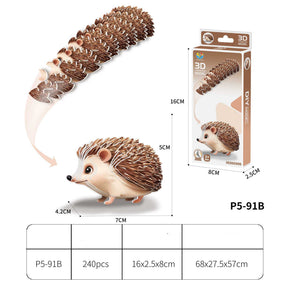 Igel (3D Karton Puzzle)