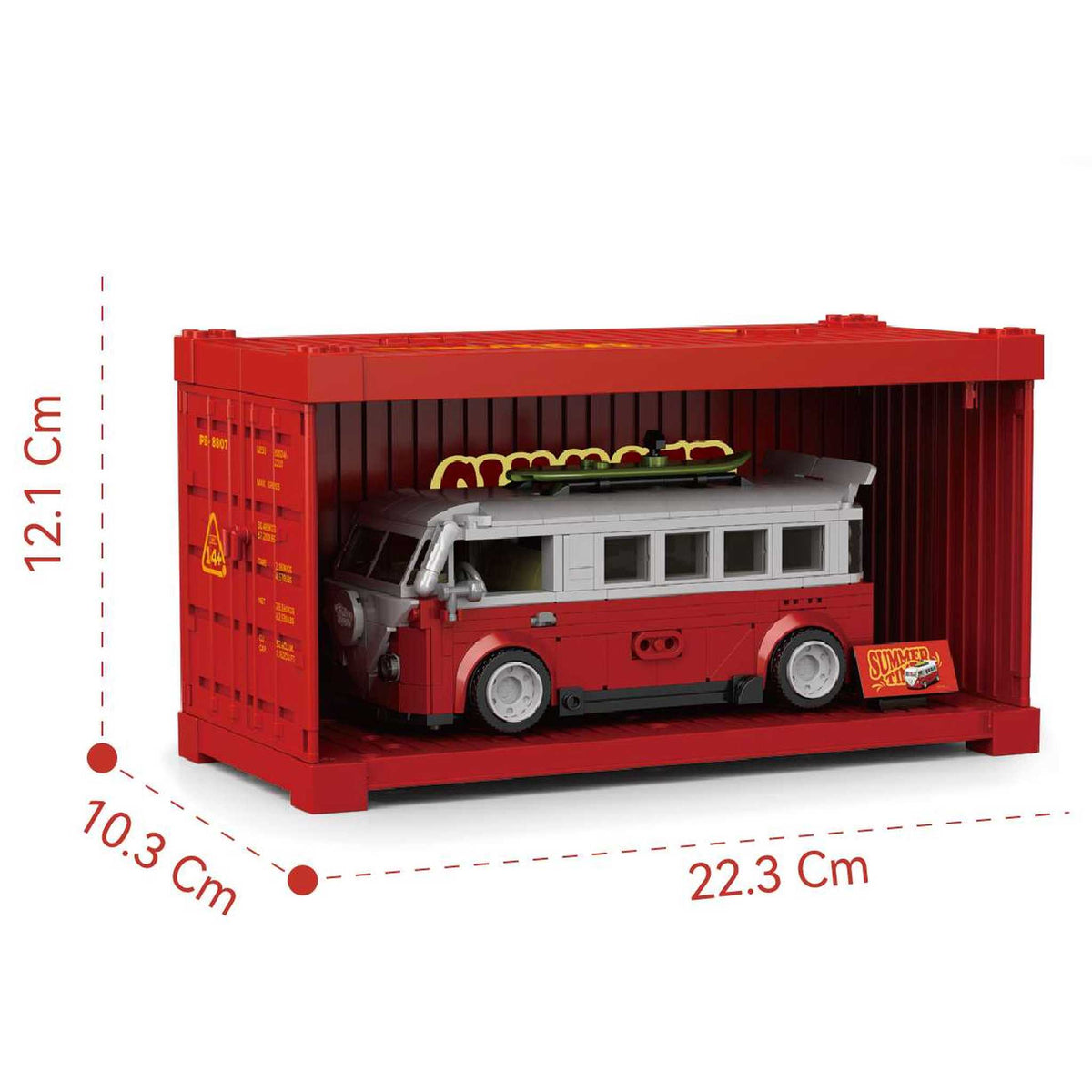 PB8807 - T1 Bus inkl. Vitrine (Happy Build)