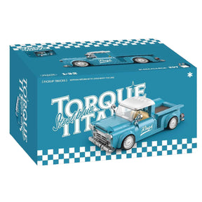 PB8840 - Hellblauer Pickup-Truck (Happy Build)