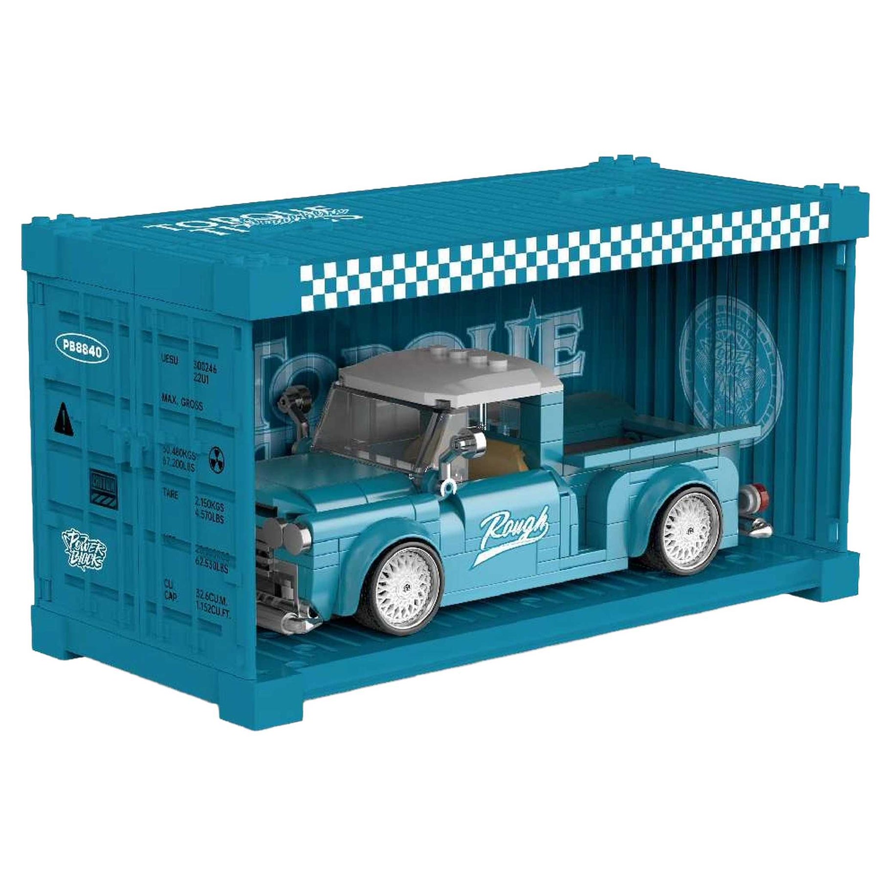 PB8840 - Hellblauer Pickup-Truck (Happy Build)