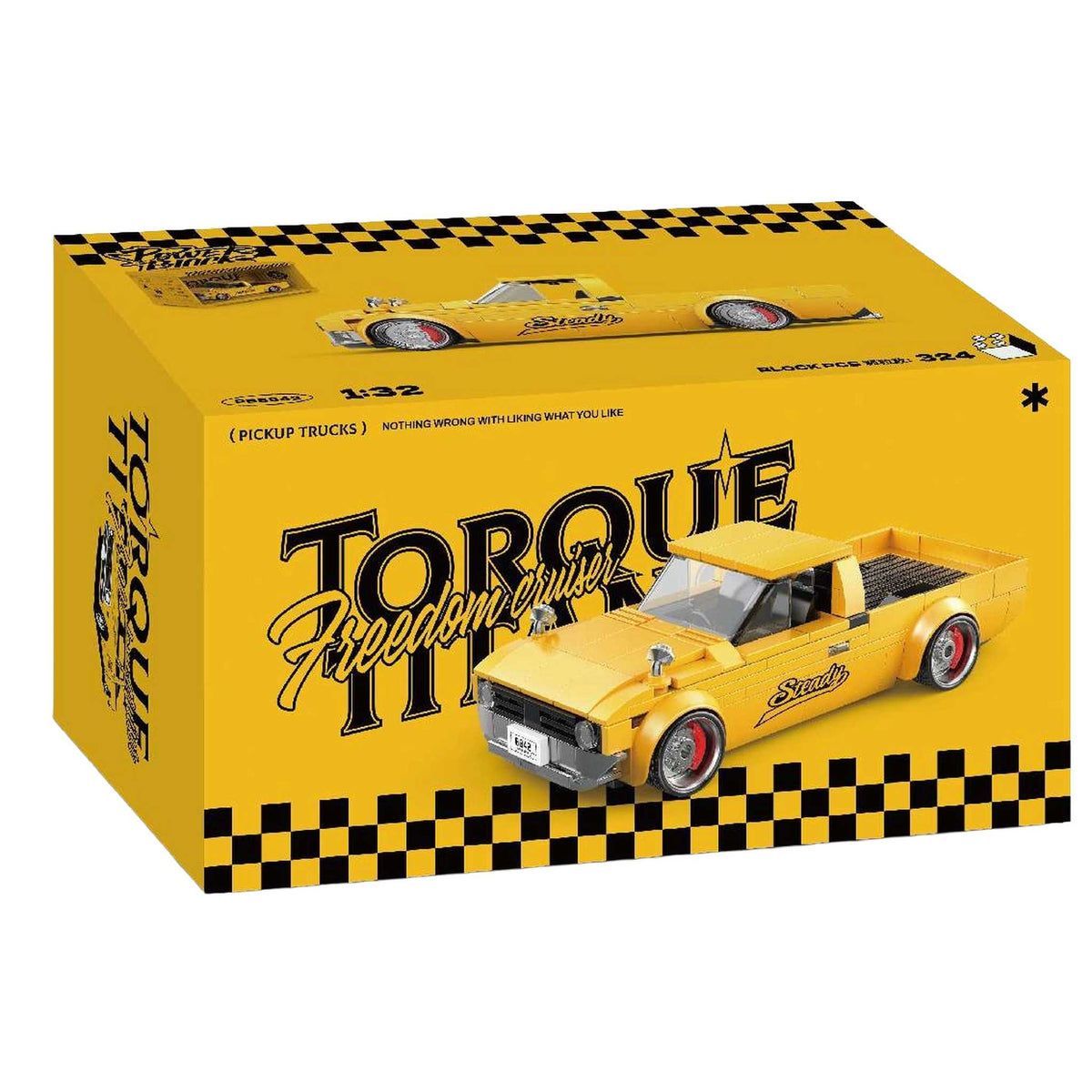 PB8842 - Gelber Pickup-Truck (Happy Build)