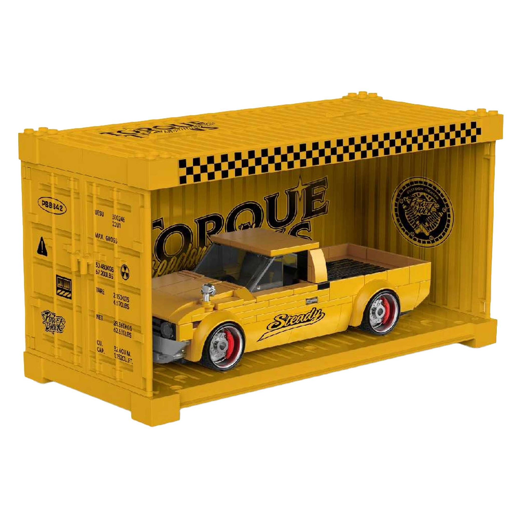 PB8842 - Gelber Pickup-Truck (Happy Build)