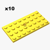 Plate 4x8 Gelb 10 Stück (GoBricks)