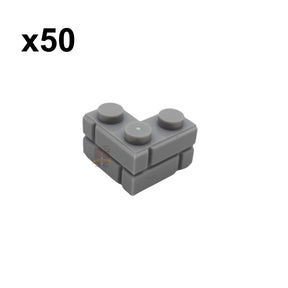 Corner Brick Masonry Mauerstein 2x2 Hellgrau 50 Stück