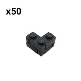 Corner Brick Masonry Mauerstein 2x2 Dunkelgrau 50 Stück