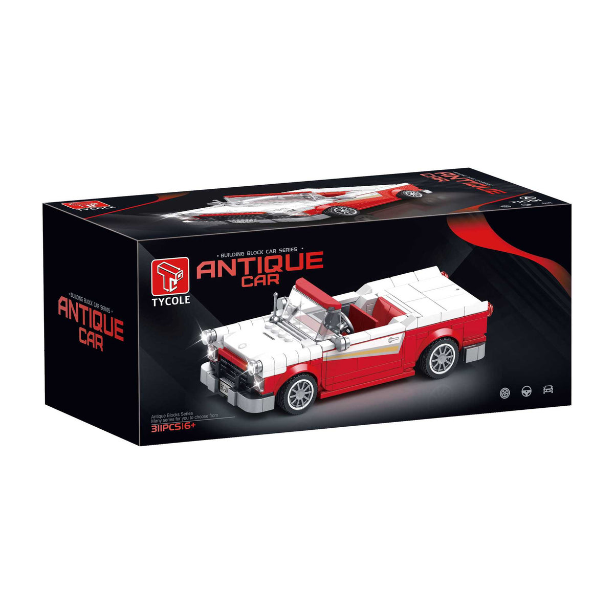 T1091 - 1957 Cabrio inkl. Vitrine (TGL)
