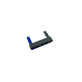 Technik Pins Klemmbausteine I 100 Stück I Größe 3L GoBricks | Dark Bluish Gray | kompatibel mit allen gängigen Herstellern | 6558