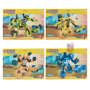 43154 - 4er Set Race Car Bundle groß 2 in1 Modell