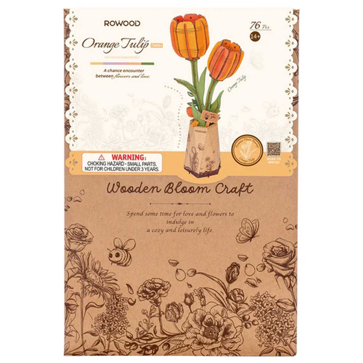 TW081 - Orangene Tulpe (Rowood)