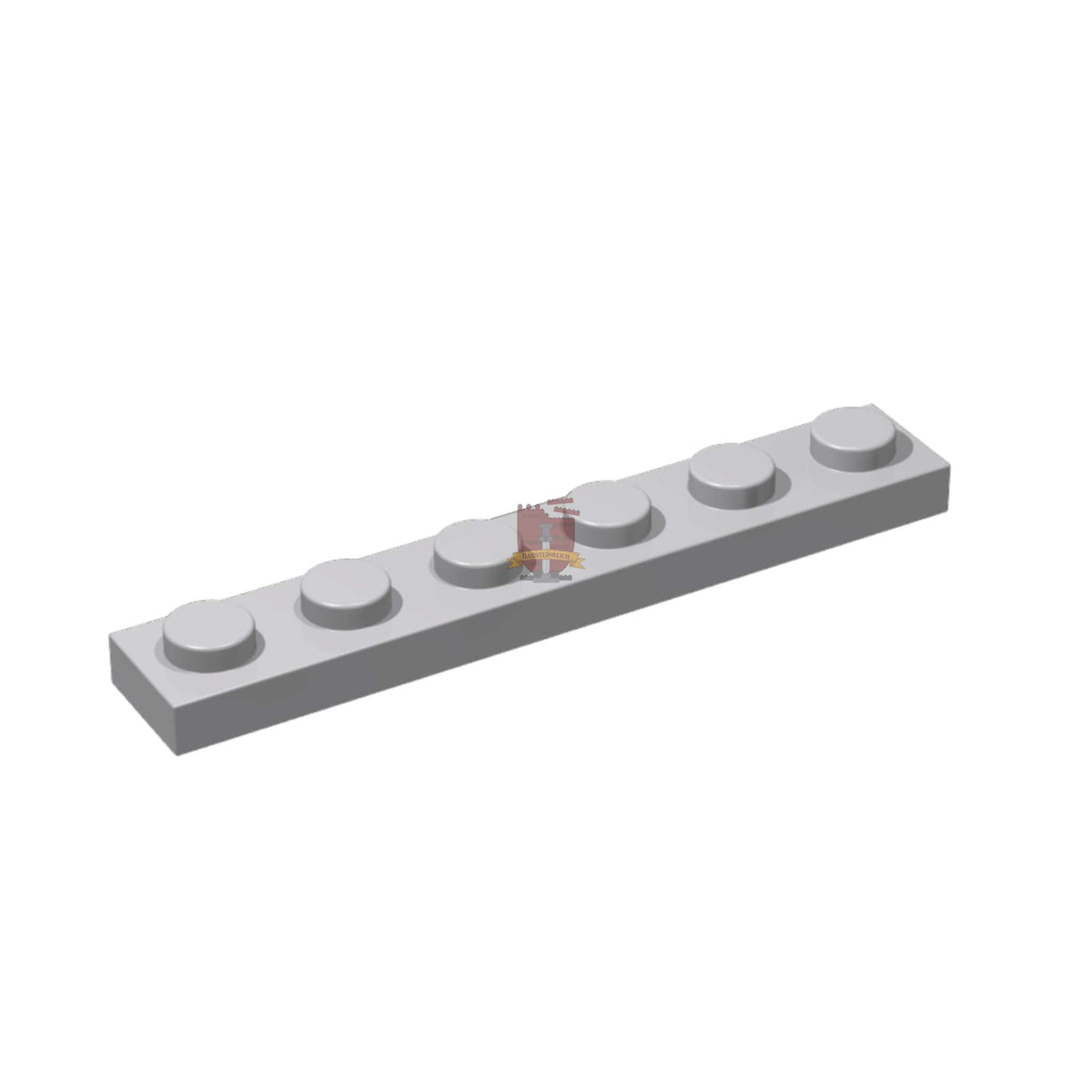 Plate 1x6 Hellgrau 50 Stück (Cada)