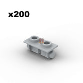 Plate 1x2 Rocking Hellgrau 200 Stück (GoBricks)