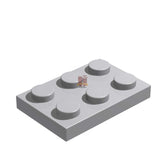 Platte 2x3 Hellgrau 50 Stück (GoBricks)