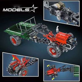 17005 - kleiner Traktor mit Motoren (Mould King)