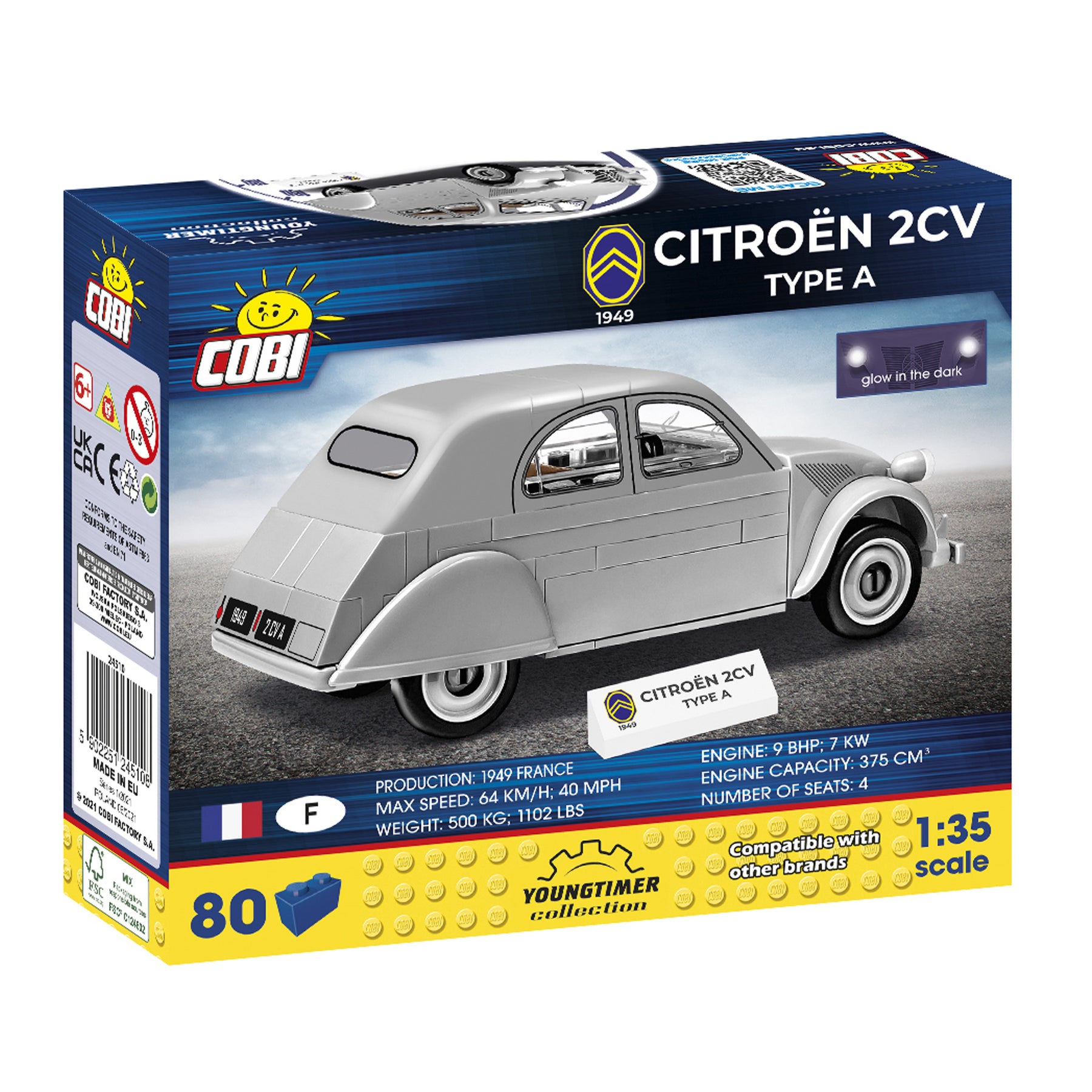 24510 - Citroen 2CV Type A 1949 (Cobi)