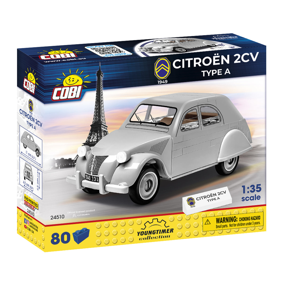 24510 - Citroen 2CV Type A 1949 (Cobi)