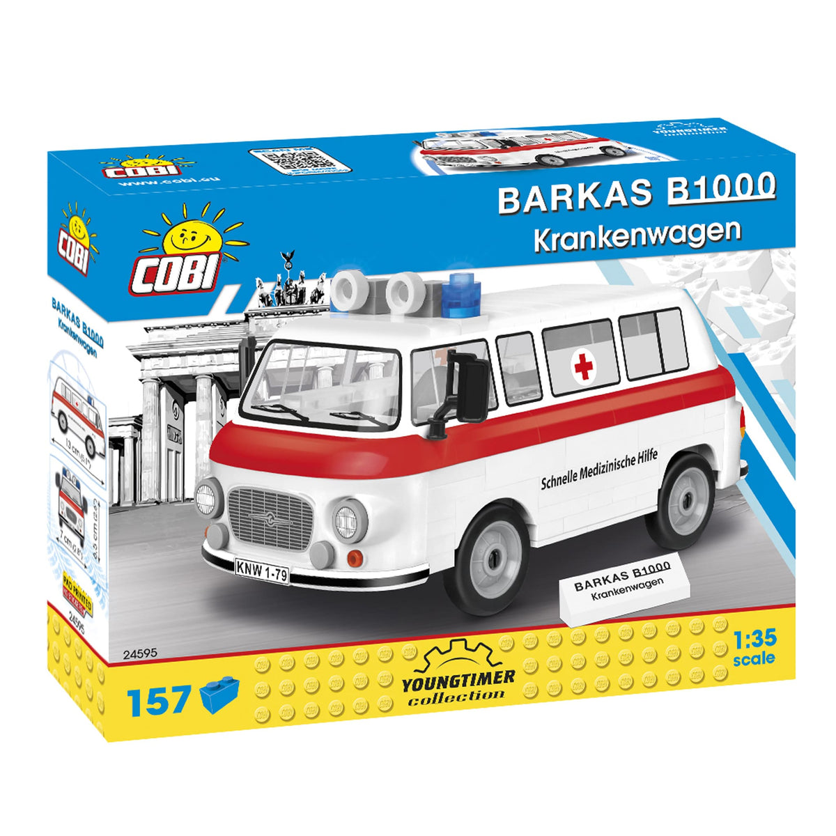 24595 Barkas B1000 Krankenwagen (Cobi)