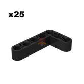 Technik Angular Beam 3x5 schwarz 25 Stück (GoBricks)