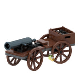 LB-70001 - Kanone mit Munitionswagen (Lonestar Bricks)