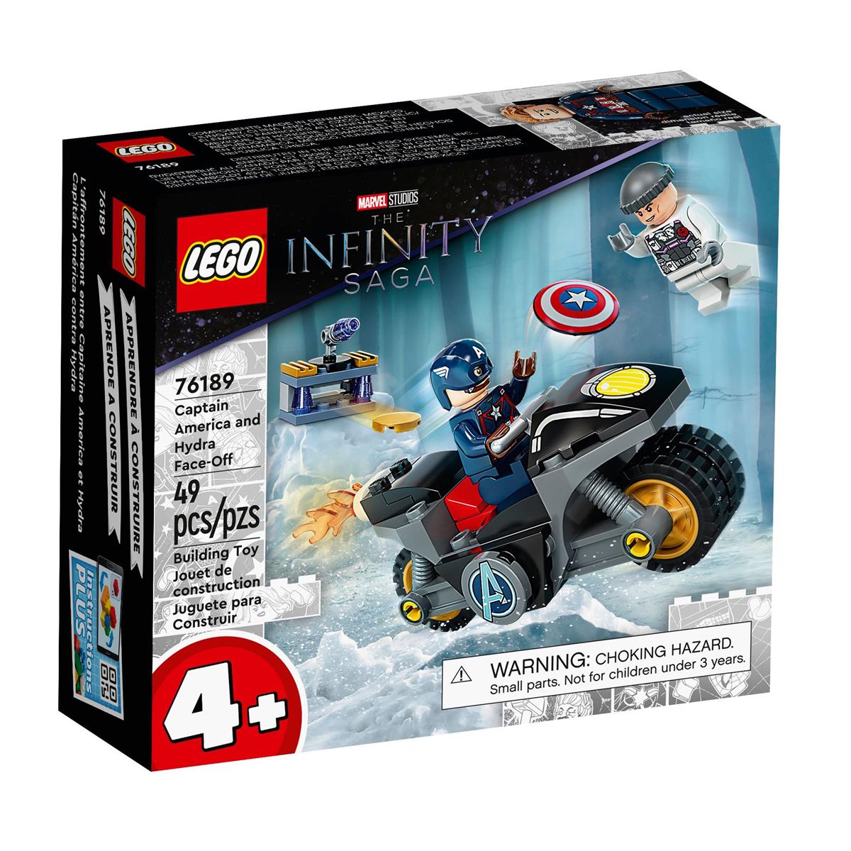 76189-Duell zwischen Captain America und Hydra-Lego