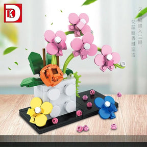 DK-3012-Flowers-World-Bouquet-5-Colors-of-Orchids-2