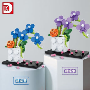 3012 - Orchidee mit Topf und verschiedenen Blütenfarben (DK)