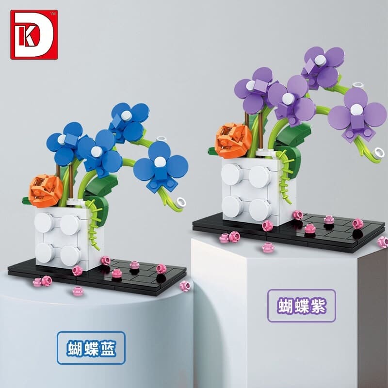 DK-3012-Flowers-World-Bouquet-5-Colors-of-Orchids-3