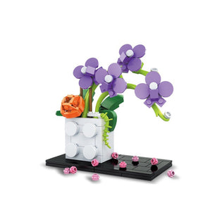 3012 - Orchidee mit Topf und verschiedenen Blütenfarben (DK)