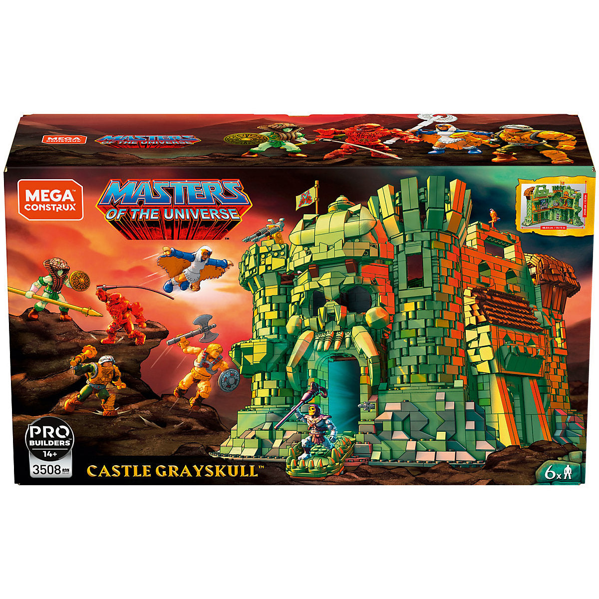 GGJ67-Masters of the Universe Castle Grayskull-Mega Construx