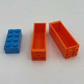 AA0044 - Brick 2x2x5 orange 100er