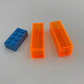 AA0059 - Brick 2x2x5 transparent orange 10er