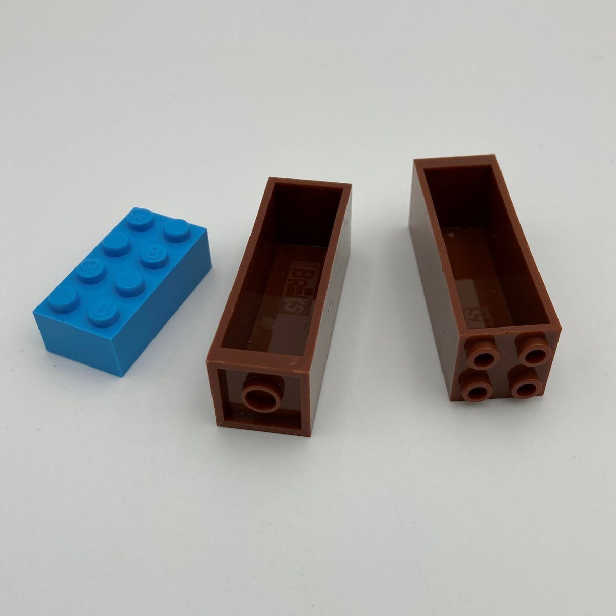 AA0062 - Brick 2x2x5 braun 10er