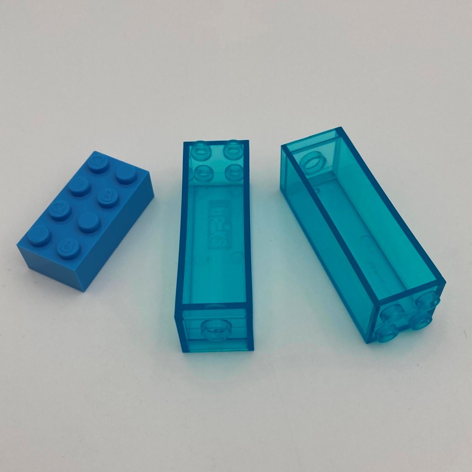 AA0067 - Brick 2x2x5 transparent light blue 10er