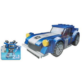 43152BL-Robocars blau 2 in1